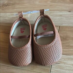 Baby Deer Brown Woven Baby Shoes